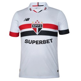 Camisa Oficial New Balance São Paulo Home 2024 Masculina