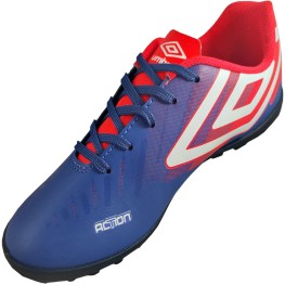 Tenis Umbro Society Action Jr. Azul/coral/branco