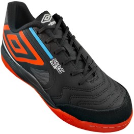 Tenis Umbro Indoor Pro 5 Bump Club Preto/laranja/azul