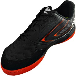 Tenis Umbro Indoor Pro 5 Bump Club Preto/laranja/azul